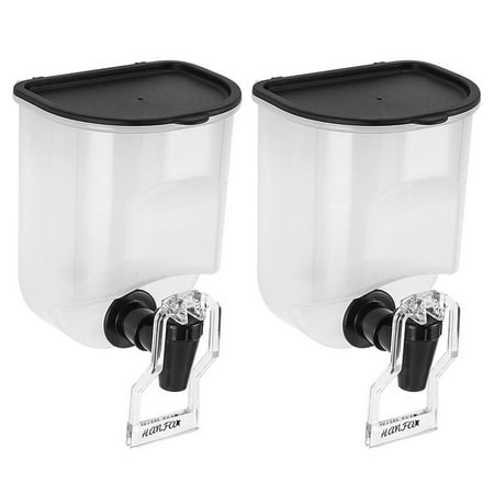 

Bluelans 2Pcs 600ML Oil Bottle Transparent Wall-mounted Oil Dispenser Large Capacity Leak-proof Seasoning Container for Kitchen