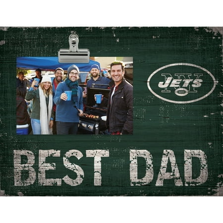 New York Jets 8'' x 10.5'' Best Dad Clip Frame - No