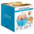 thumbnail image 3 of Nostalgia MyMini 7-Egg Electric Egg Cooker, Blue - Detachable Parts, Alarm Timer, 3 of 7