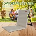 thumbnail image 3 of Likrtyny Silla Plegable para Acampar Silla para Acampar Al Aire Libre Picnic Playa (blanco), 3 of 9