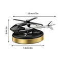 thumbnail image 3 of Amzcrzy Solar-Powered Car Air Freshener, Helicopter Shaped Car Perfume Aircraft Car Ornaments High-Temperature Resistant Interior Decorative Perfume Diffuser Deodorizer Personalized Supplies, 3 of 5