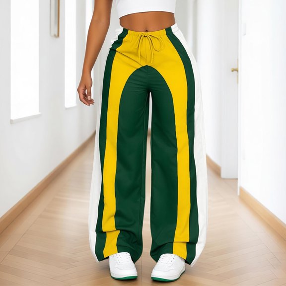 Women's Casual Elastic Waist Loose Fit Comfortable Trousers For Home Wear And Travel Women's Comfortable Lightweight Regular Pants Girl Pull On Sweatpants