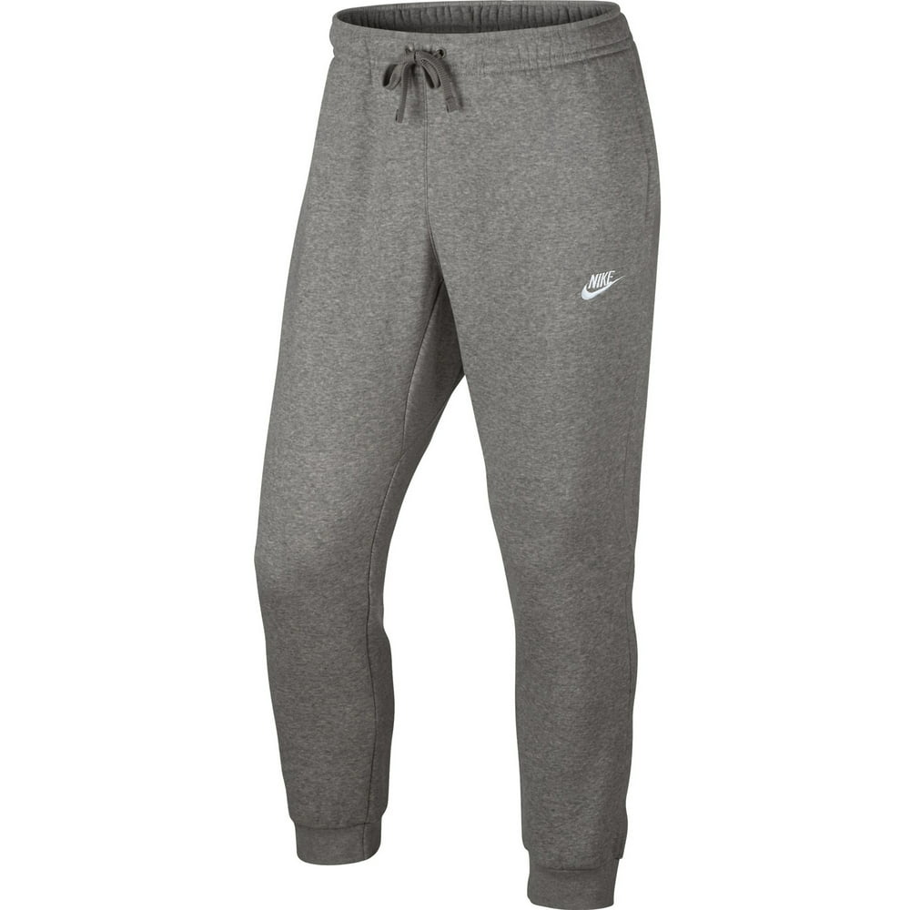 Nike - Nike Club Fleece Sportswear Men's Jogger Pants Grey/White 804408 ...