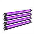 thumbnail image 1 of Barras de Luz Negra Recargables (4 Unidades), Luces Negras A Batería para Fiestas Luminosas, Tiras de Luz UV Inalámbricas., 1 of 5