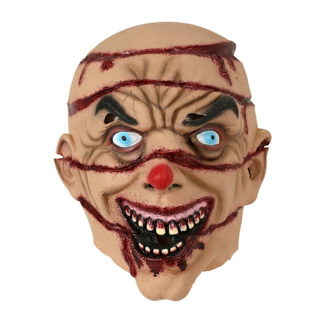 Máscara 3D de payaso, zombi, látex, resina, terror, terror, Halloween