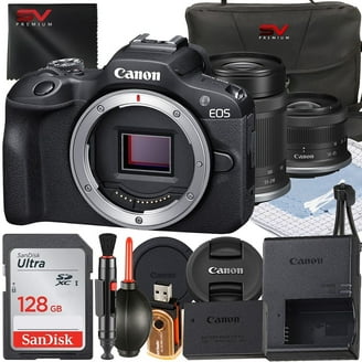 Canon EOS R100 Camera Kit: 18-45mm & 420-800mm Lens, 128GB