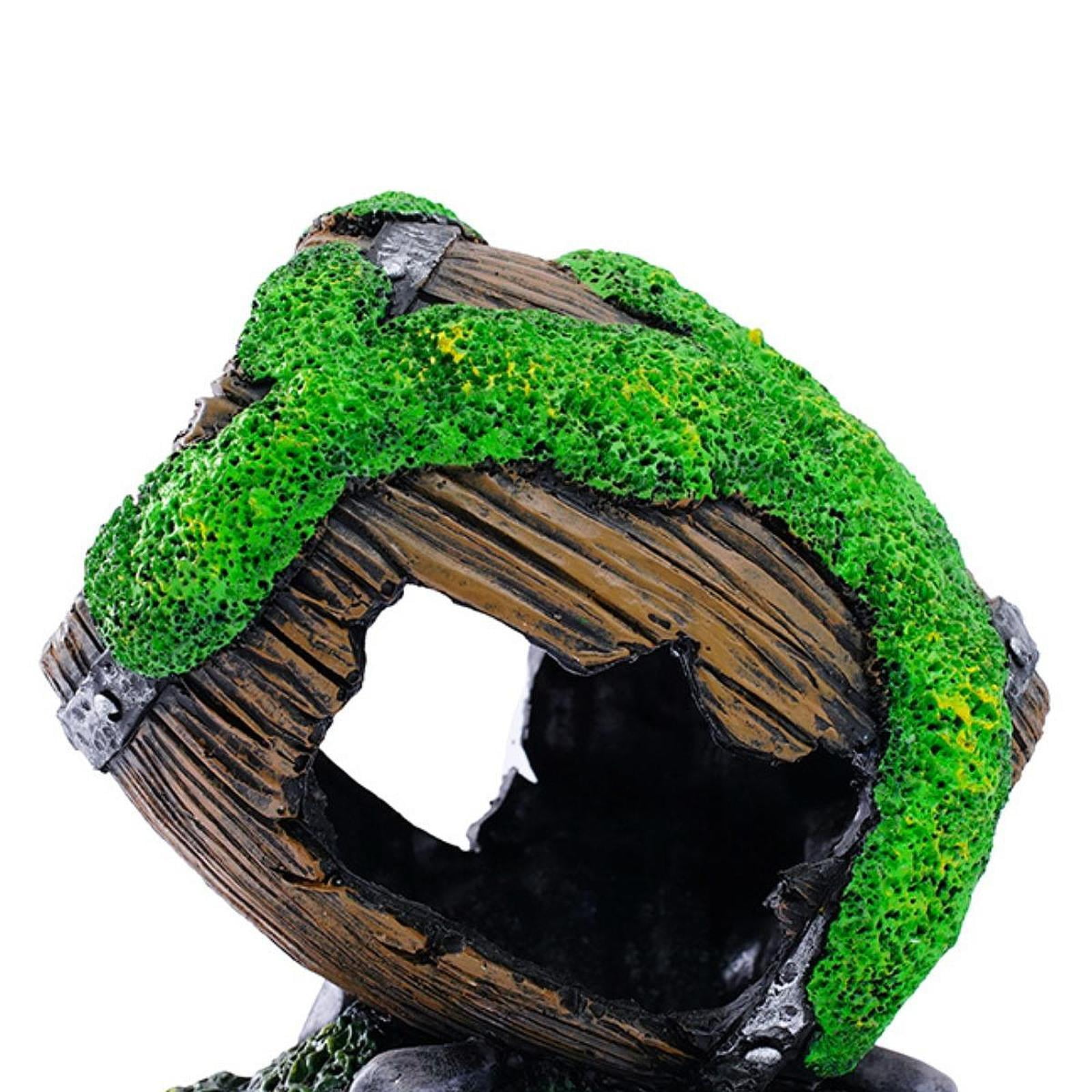 Serenable Crushed Aquarium Decoration Hideout Cave Cave Planning Accessories Ornament of ing Vessel for The Courtyard Courtyard Courtyard