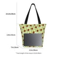 thumbnail image 5 of Kdxio Avocado Women Reusable Grocery Bags Foldable Ripstop,Reusable Shopping Bags for Shopping,Gym,Gift, 5 of 8