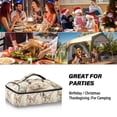 thumbnail image 7 of Iauyy Casserole Carrier for Hot Food Insulated Casserole Travel Carry Bag with Lid Food Warmer Bag for Party/Picnic,Cute Rabbit, 7 of 7