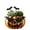 Gold, variant on Halloween Pumpkin Planter Resin Decor, Artificial Flower Pot Figurine with Pumpkin Shape for Tabletop Shelf Entryway Fall Thanksgiving Indoor Home Decoration Accent