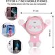 thumbnail image 2 of Soporte para teléfono de coche, soporte de clip de ventilación lindo, soporte para teléfono celular para coche compatible con accesorios de coche para teléfonos inteligentes de 4 a 7 pulgadas para mujeres y niñas (rosa) JM, 2 of 5