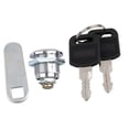 thumbnail image 3 of 10Pcs Security Mail Box Lock with 2 Keys Mailbox Mail Letter Box Pro Stainless Steel Drawer Closet Lock, 3 of 11