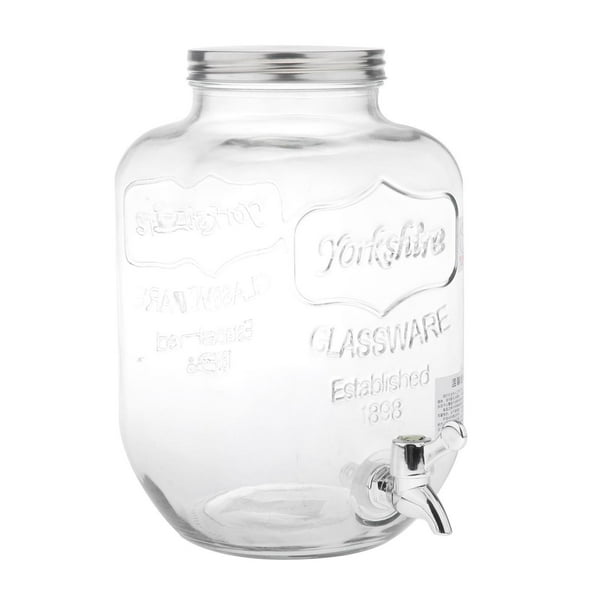 Cafetera de café frío, dispensador de bebidas de vidrio, dispensador de bebidas para limonada, 5L Estilo 1