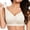 Beige, variant on Womens Bralette s Solid Assorted Wireless Women's Comfort Bralette lette Workouts Bralette lette Padded Seamless Adjustable Deep V Neck Wireless Spaghetti Strap Criss Cross Padded Khaki 42