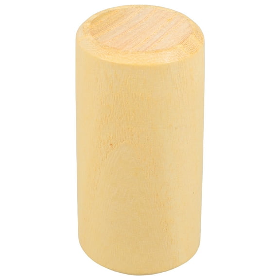 DRAFIDEEP Wooden Sand Hammer Maracas Beige Handheld Percussion Instrument for Home Practice 1 Pack