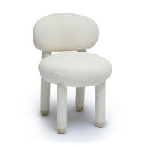 TOV Furniture Manu Cream Performance Boucle Side Chair
