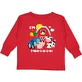 thumbnail image 3 of Inktastic Two-i-e-i-o 2nd Birthday Boys or Girls Long Sleeve Toddler T-Shirt, 3 of 5