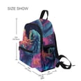 thumbnail image 3 of FORMRS Kids School Backpack with Front Zippered Pocket 12" Student Travel Daypack, Space Astronaut, 3 of 6