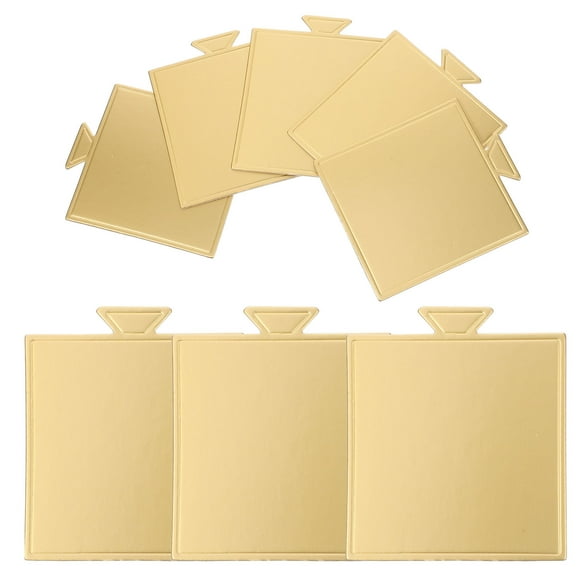 100 Sheets of Mini Cake Square Bases Cake Cardboard Trays Mousse Cake Display Bases Cake Decorating Supplies