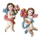 thumbnail image 5 of Estatuas de ángeles de resina, figuritas pintadas a mano, artesanías, estatua de ángel religioso para escritorio, sala de estar, mesa, decoración del perfke Estatua de ángel, 5 of 9