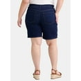 thumbnail image 3 of Terra & Sky Women's Plus Size Bermuda Short, 9" Inseam, Sizes 16W-24W, 3 of 5