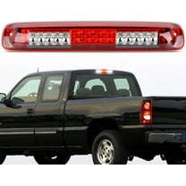 Nilight Third Brake Light Tail High Mount 3rd Stop Cargo Reverse LED Lights Red Shell for Chevy Silverado GMC Sierra 1500 2500 3500HD 2007HD Classic 1999 2000 2001 2002 2003 2004 2005 2006