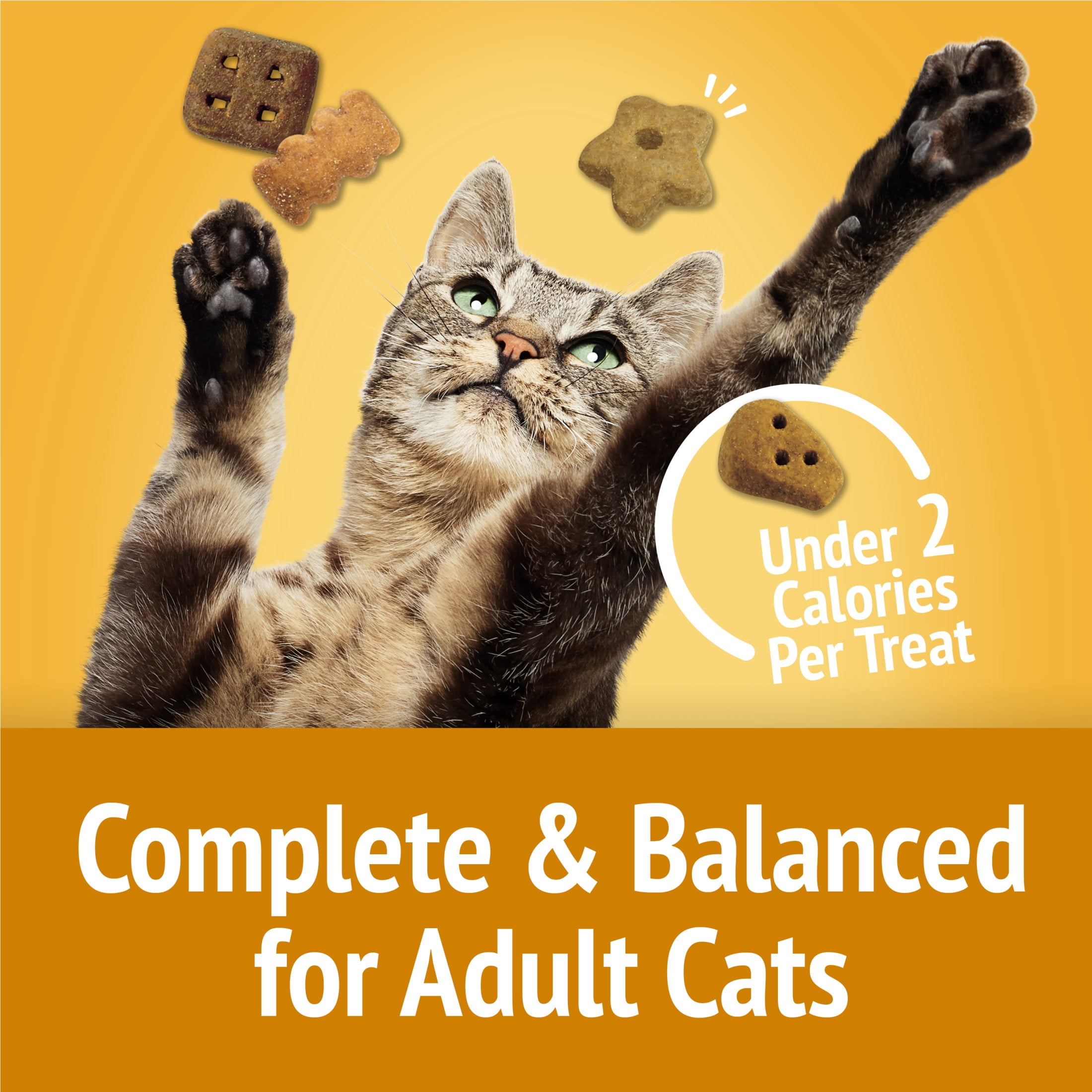 Friskies Party Mix Cheezy Craze Crunch with Real Cheese, Cat Treats, 510 g