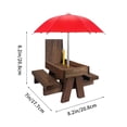 thumbnail image 2 of Kitchen aid Squirrel Feeder In Stock Outdoor Wooden Squirrel Feeder Pet Dining Table With Bench Corn Bracket Feeding Table, 2 of 5