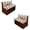 Beige-Cowboy Dachshund Sunflower, variant on SCRAWLGOD Southwest Aztec Bison Print Stretchable RV Dinette Cushions Slipcover, 2 Backrest Cover and 2 Bench Cover Universal Stain Resistant RV Dinette Booth Cushions Slipcover