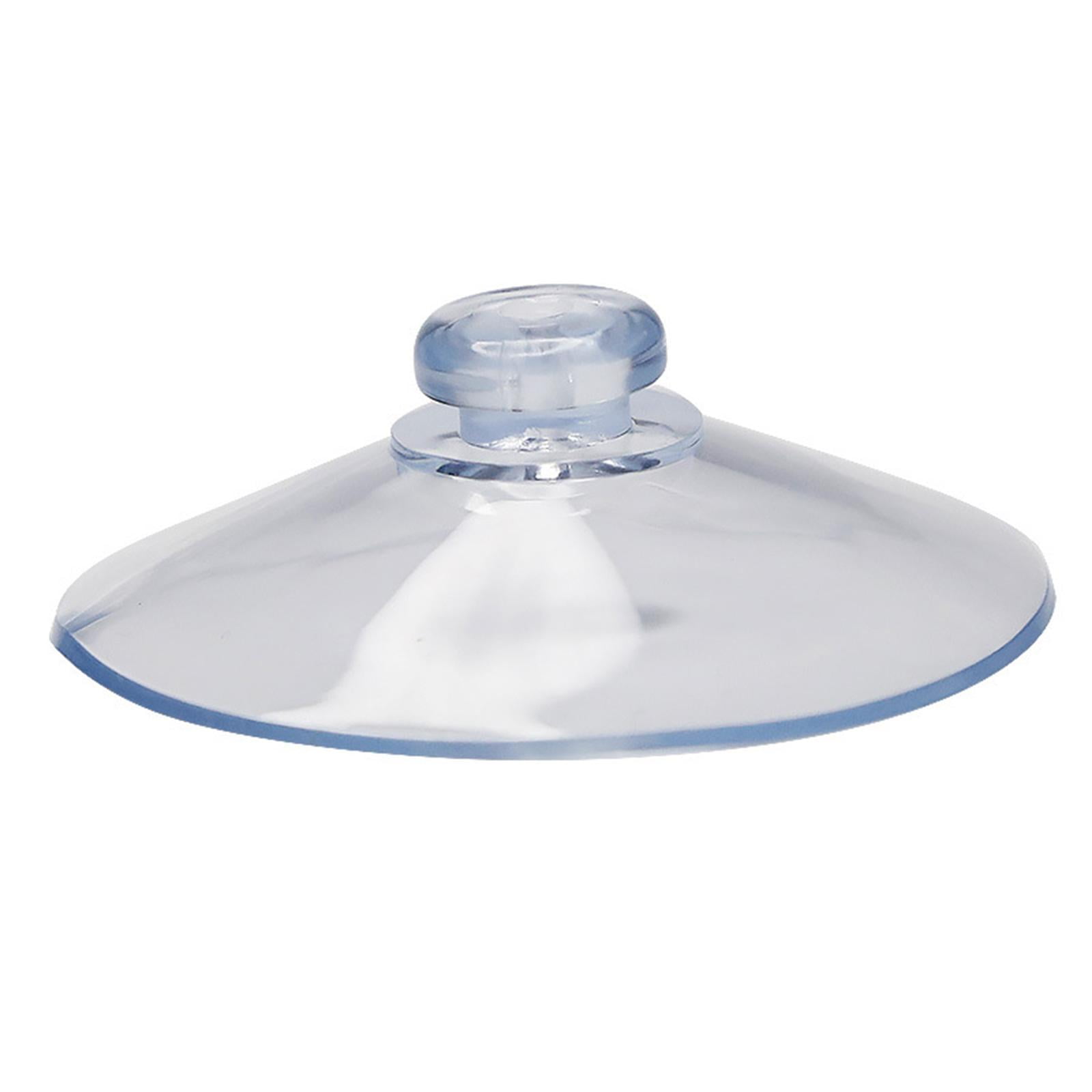 Pack De 5 Ganchos De Ventosa Transparente | Snow White | Plástico Y Silicona Para Cristal O Azulejos