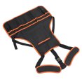 thumbnail image 2 of Tool Apron, Gardening Apron Oil Proof Adjustable Shoulder Neck Straps Waterproof  For Carpenter For Woodworking For Cooking Orange Edging, 2 of 8