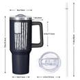 thumbnail image 3 of 1pc Gifts for Men 40oz Tumbler with Straw & Handle - Insulated Stainless Steel Cup | Holiday Gift for Man Women (Christmas, Valentine's, Birthday), 3 of 5