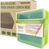 All Silicone Lunch Box cubes Food Storage Containers