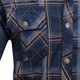thumbnail image 3 of Camiseta de Manga Corta de la Moda de los Hombres Casual Color Sólido Bolsillos de Carga Botones Gira Cuello Superior, 3 of 5