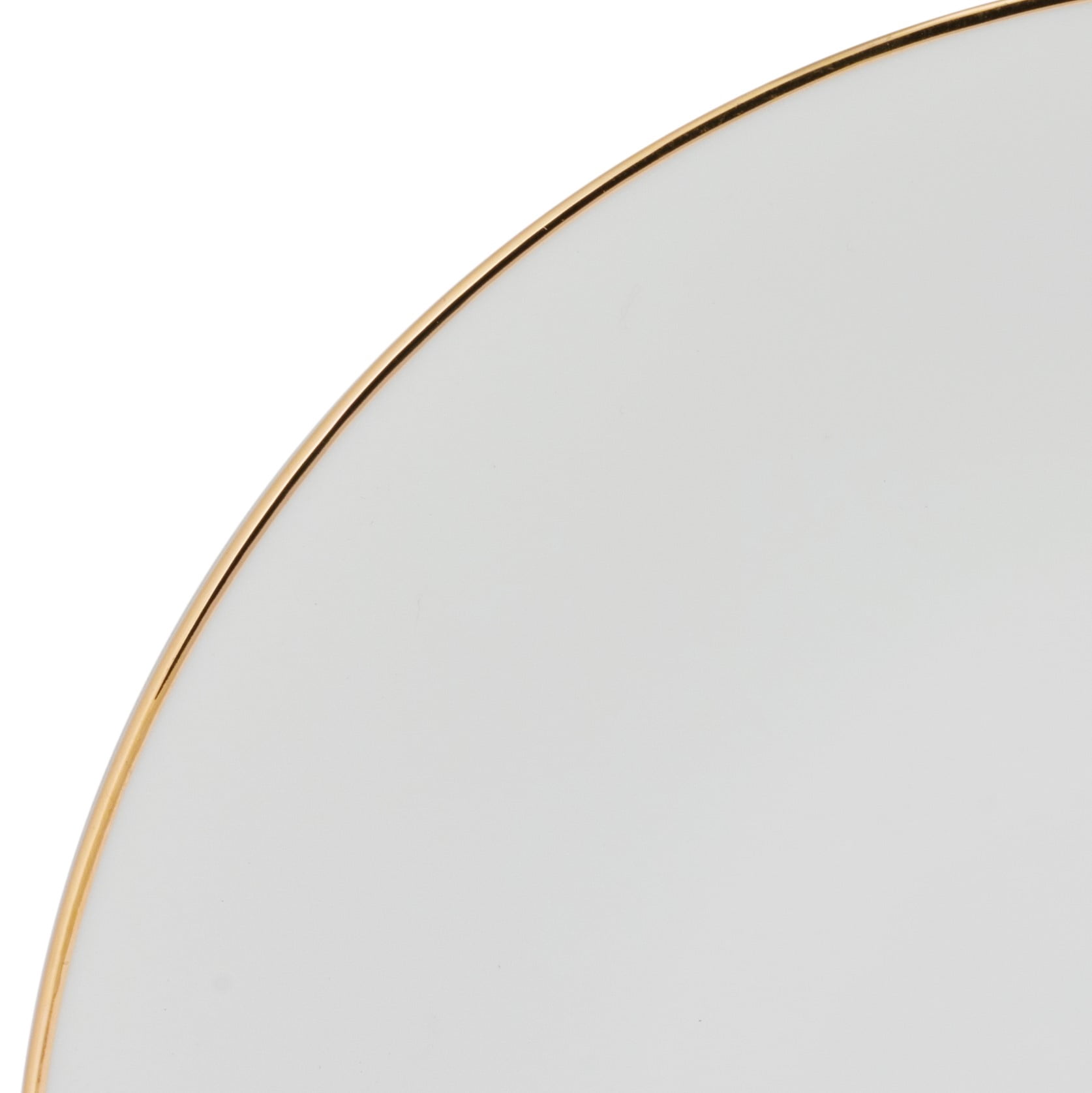 10 Strawberry Street Coupe Gold Line Porcelain Luncheon Plate Set of 6
