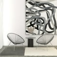 thumbnail image 4 of CosmoLiving par Cosmopolitan Avo Chaises Longues TG Modernes (2) en Noir/blanc/gris, 4 of 7