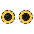 thumbnail image 4 of Mecanum Roue, Robot Roue Haute Capacité de Préhension ABS Jaune et Noir pour Voiture Intelligente Bricolage 1 Paire, 4 of 8