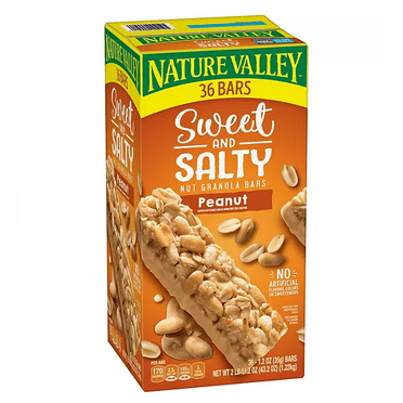 Nature Valley Sweet & Salty Nut Peanut Granola Bars, 36 ct.