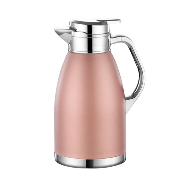 1 Pcs Thermal Coffee Carafe Stainless Steel Insulated Coffee Carafe Elegant Design Double Walled Vacuum Flask For Water And Coffee