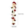 thumbnail image 2 of Christmas Glowing Door Hanger Decoration, 6 Festive Designs with Warm Glow Christmas Door Hanging with Warm Lights,Vertical Entryway Decor for Front Door Side, 2 of 5