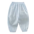 thumbnail image 4 of 18-24 Months Toddler Boys Cargo Pants Trendy Casual Parachute Pant Joggers School Pants Fall Winter Pants Boys' Cargo Sweatpants 1T 2T 3T 4T 5T 6T 7T 8T 11T Blue Pants, 4 of 4