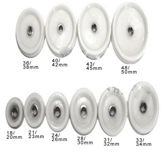 Ccdes Watch Press Tool,Professional Watch Repair Tool Capping Machine Accessories Back Case Press Dies 20 Pcs,Watch Case Press Die