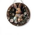 thumbnail image 2 of Fiudx Letrero de Pascua, Encantadora Decoración de Madera para Puerta, Placa de Bienvenida Festiva Única, Artesanía y Diseño Exquisitos, Ideal para Interiores y Exteriores, Ideal para Celebraciones d, 2 of 6