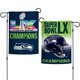 thumbnail image 4 of Bandera de jardín WinCraft Seattle Seahawks Super Bowl LX 30x46 cm, 4 of 4