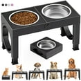 thumbnail image 1 of Comederos Elevados para Perros Razas Grandes XiaZ Soportes para Tazones Elevados para Perros Perro Grande y Mediano 2 Juego de Soportes para Tazones de Agua para Comida para Perros Elevados Grandes Ne, 1 of 7