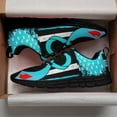 thumbnail image 3 of Diabetes Awareness Running Shoes Sneakers Mesh Black Size 9.5, 3 of 5