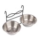 thumbnail image 4 of Cuencos de comida Dolles de acero inoxidable, comedero para comida para perros y gatos, comedero con gancho para colgar, cuenco de alimentació para mascotas, plato de comedor, 4 of 7