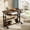 Brown, variant on Fnova Mobile Desk with Height-Adjustable, Power Outlets, USB Ports, Portable Laptop Cart with Keyboard Tray for Sofa, Couch, Bedside, Small Standing Side Table
