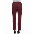 thumbnail image 2 of NYDJ womens  Petite Marilyn Sienna Red Straight Leg Jean, 4P, 2 of 3