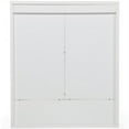thumbnail image 6 of Allora Double Doors Mid-Century Wood Wall Bath Cabinet in White, 6 of 11